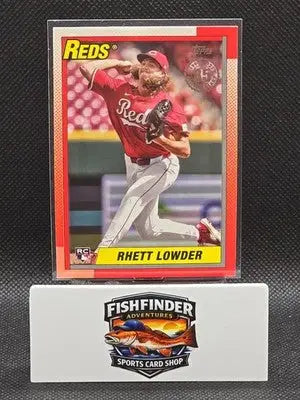 2025 Topps Series 1 - 1990 Topps Baseball Rhett Lowder #T90-91 (RC) - Baseball Card Single