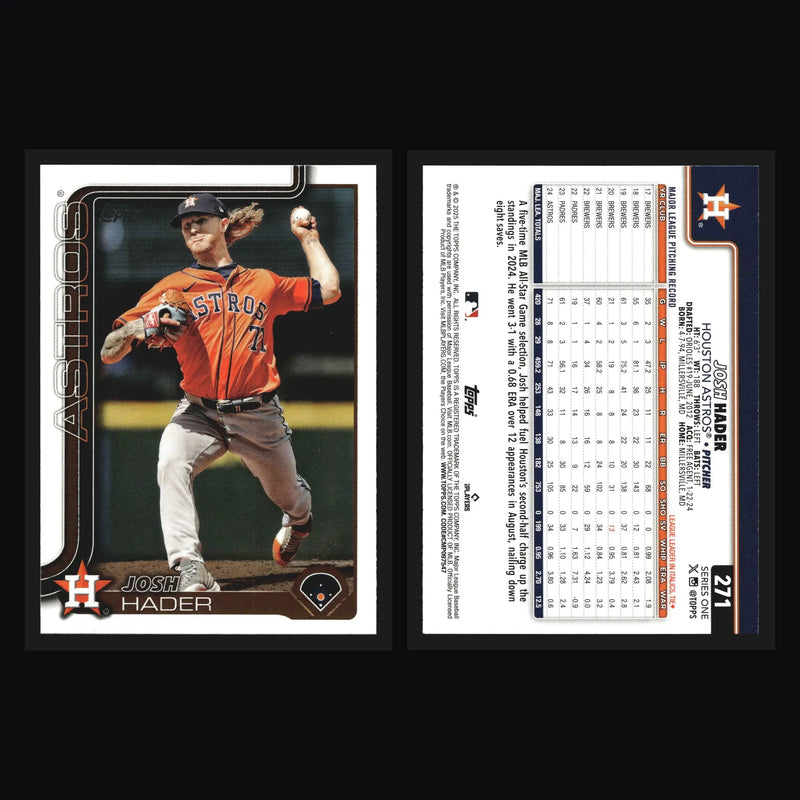 2025 Topps Series 1 #271 Josh Hader Houston Astros