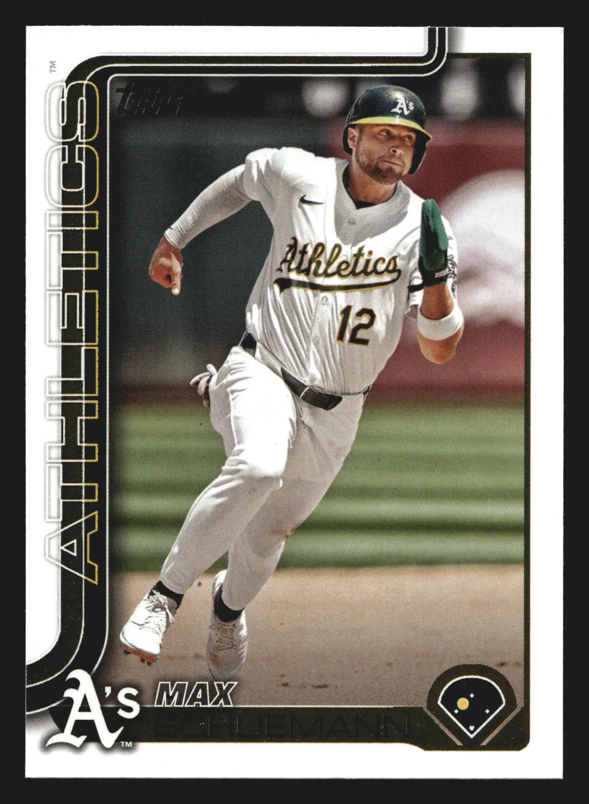 2025 Topps Series 1 #305 Max Schuemann Athletics - Baseball Card Single