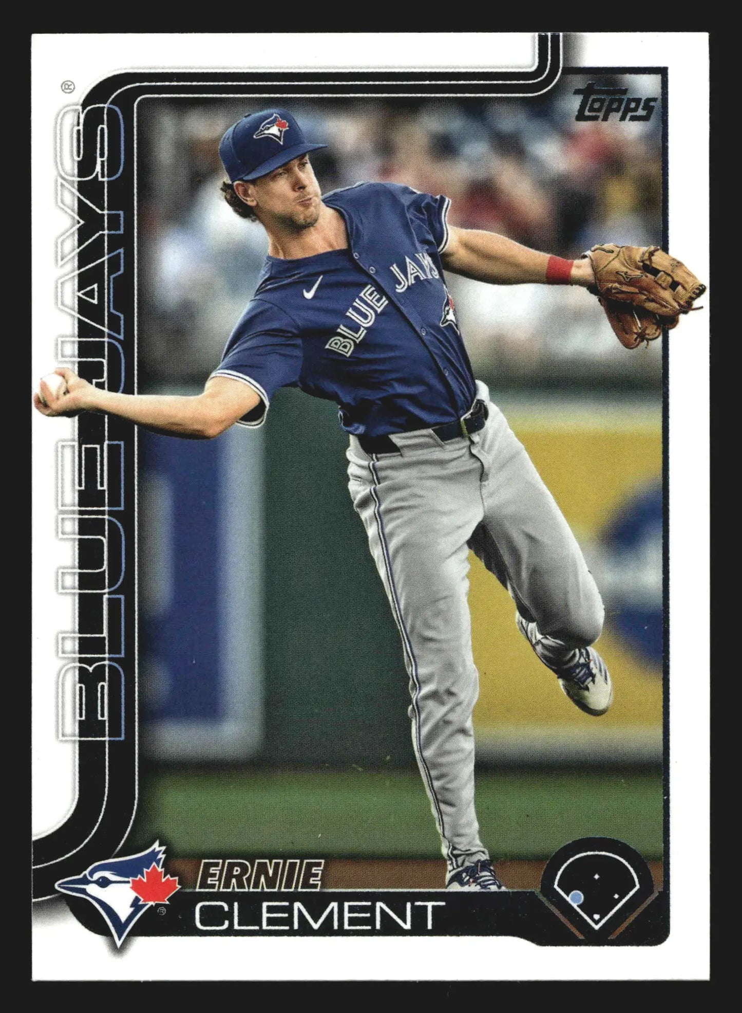 2025 Topps Series 1 #319 Ernie Clement Toronto Blue Jays