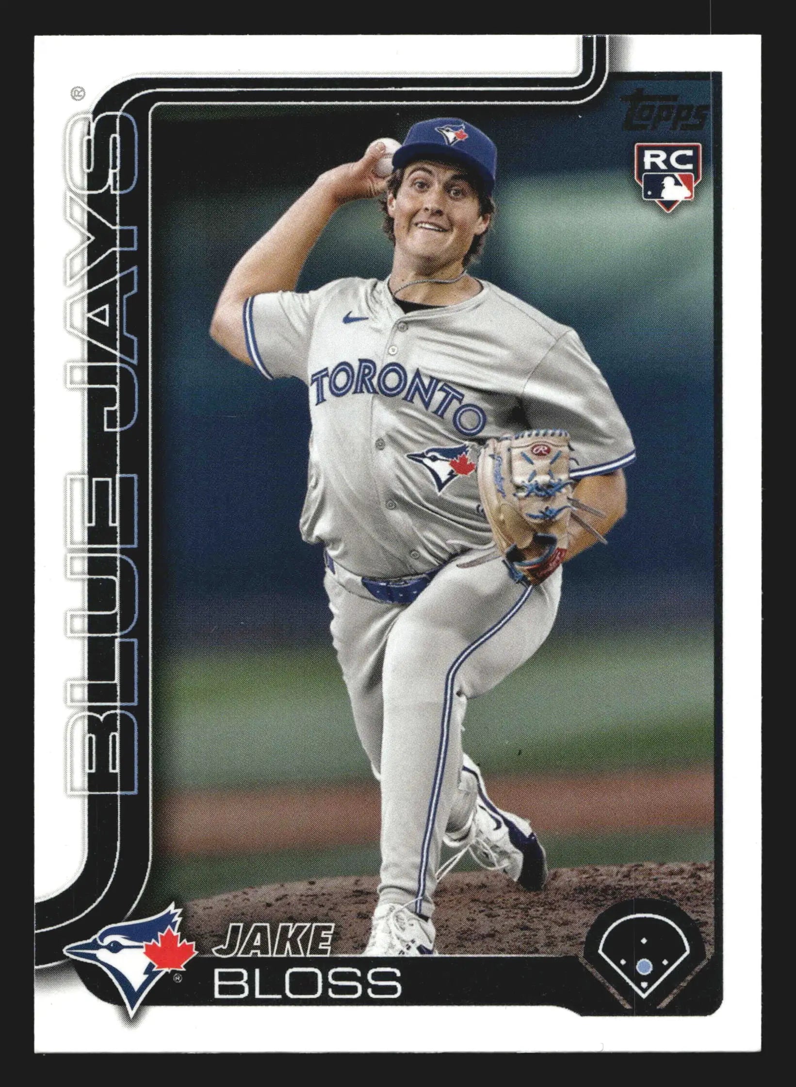 2025 Topps Series 1 #63 Jake Bloss Toronto Blue Jays RC