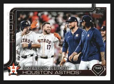 2025 Topps Series 1 #76 Houston Astros Team Card - Baseball Card Single