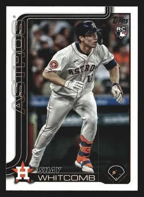 2025 Topps Series 1 #87 Shay Whitcomb Houston Astros RC - Baseball Card Single