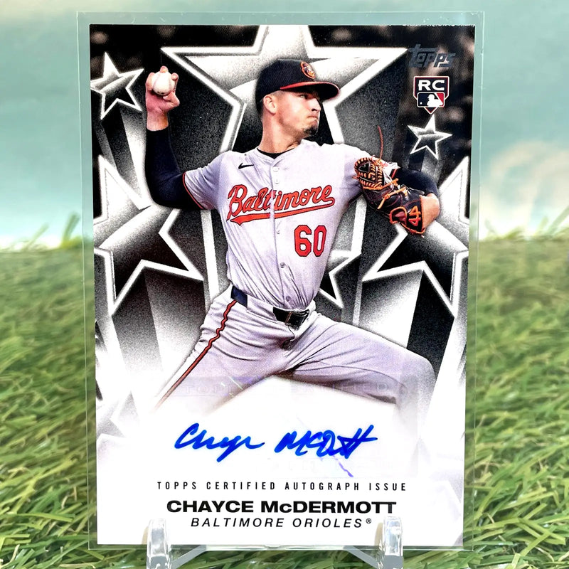 2025 Topps Series 1 Baseball Stars Auto Chayce McDermott #BSA-CMC Orioles - Baseball Card Single