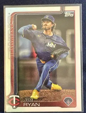 2025 Topps Series 1 Joe Ryan Holo Foil #40 Minnesota Twins - Baseball Card Single