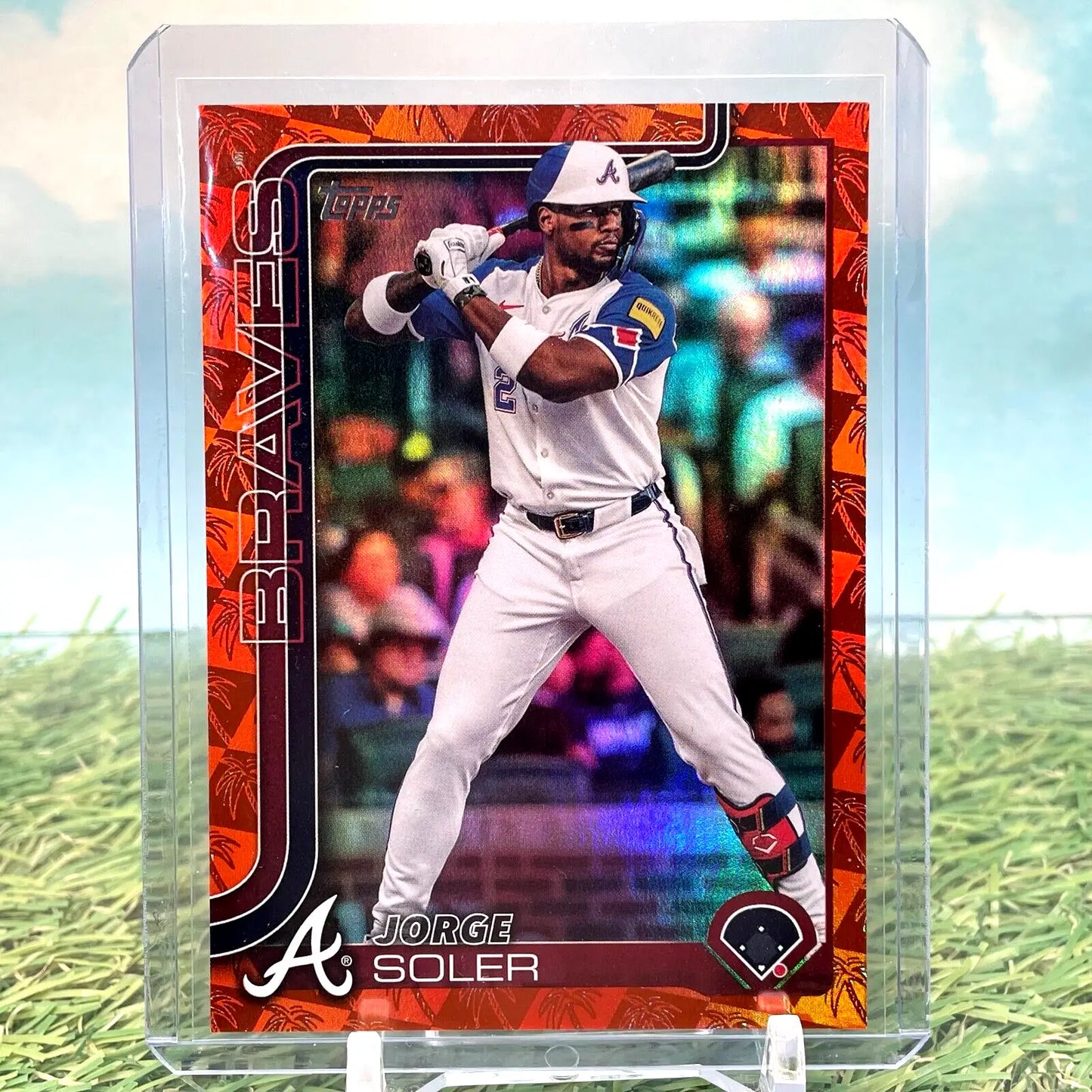 2025 Topps Series 1 Jorge Soler Orange Spring Training Foil /25 - Baseball Card Single
