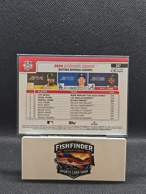 2025 Topps Series 1 - League Leaders Shohei Ohtani Marcell Ozuna Luis... - Baseball Card Single