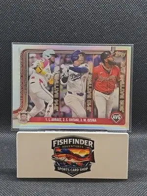 2025 Topps Series 1 - League Leaders Shohei Ohtani Marcell Ozuna Luis... - Baseball Card Single