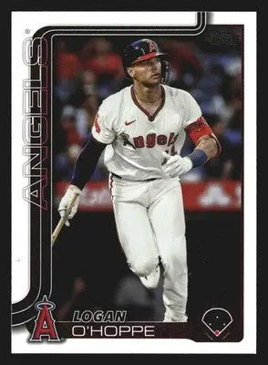 2025 Topps Series 1 Logan O’Hoppe #308 Los Angeles Angels - Baseball Card Single