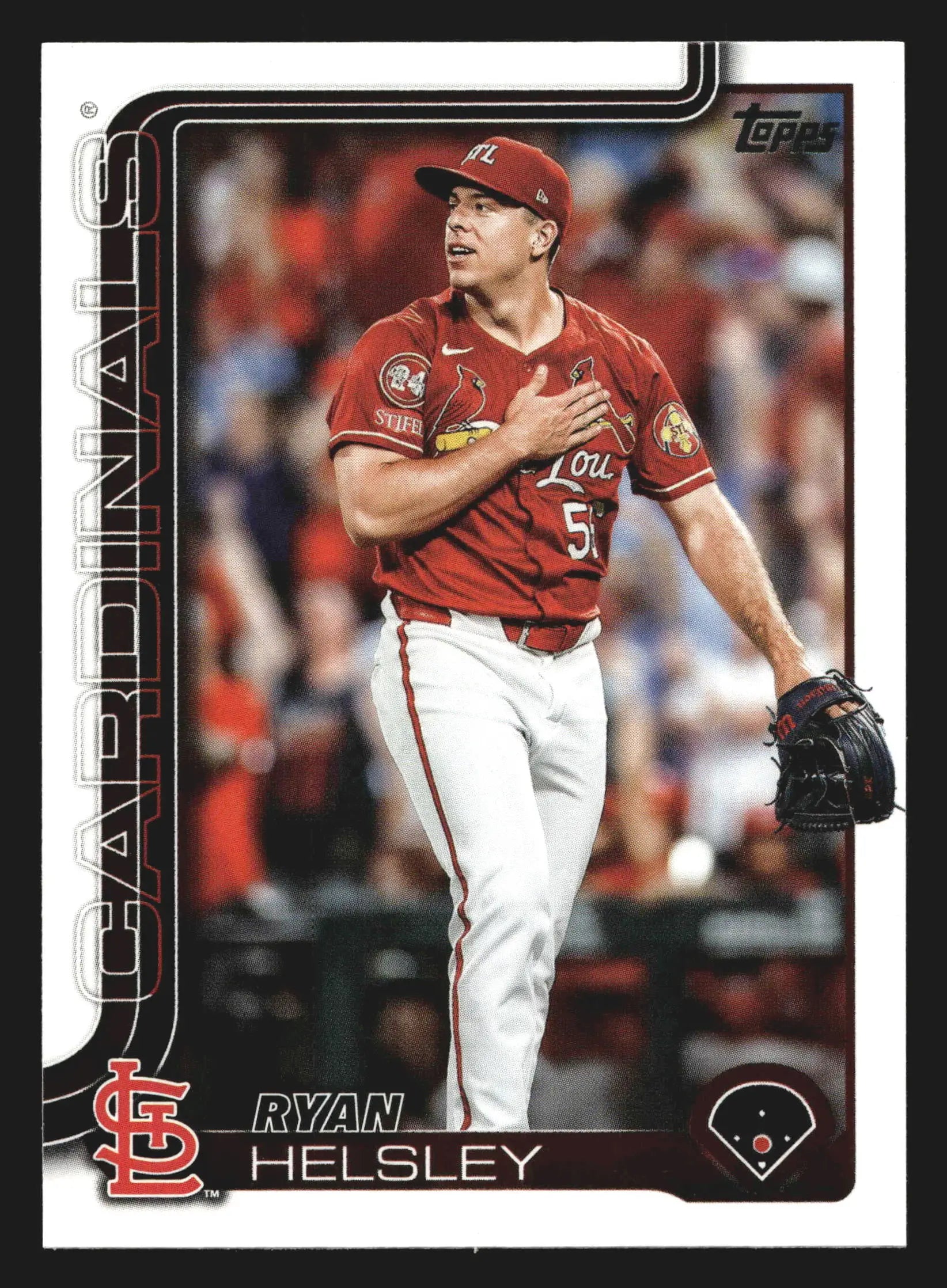 2025 Topps Series 1 Ryan Helsley #241 St. Louis Cardinals - Baseball Card Single