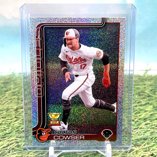 2025 Topps Series 1 Sandglitter Rainbow Foil #220 Colton Cowser Rookie Cup - Baseball Card Single