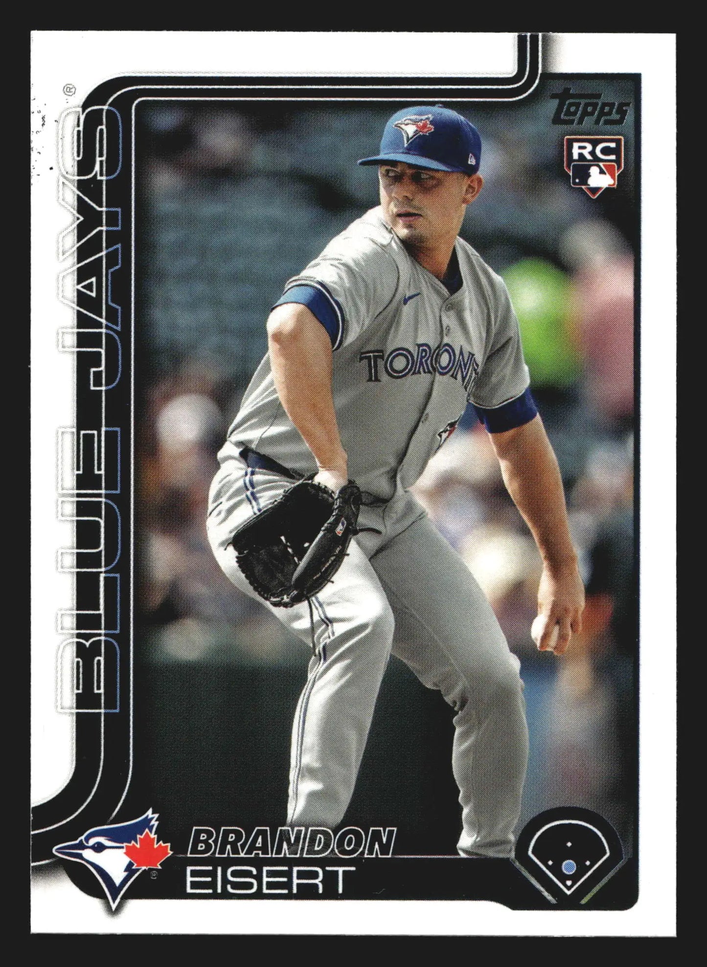 2025 Topps Series 2 #359 Brandon Eisert Toronto Blue Jays RC