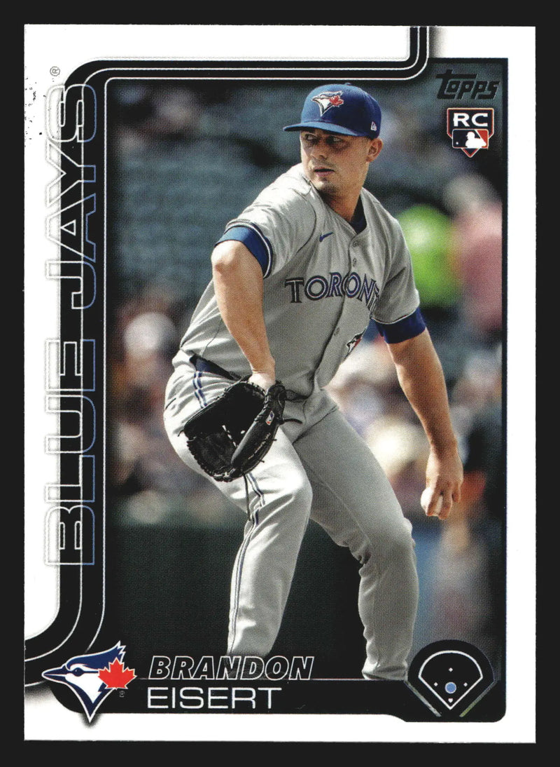 2025 Topps Series 2 #359 Brandon Eisert Toronto Blue Jays RC