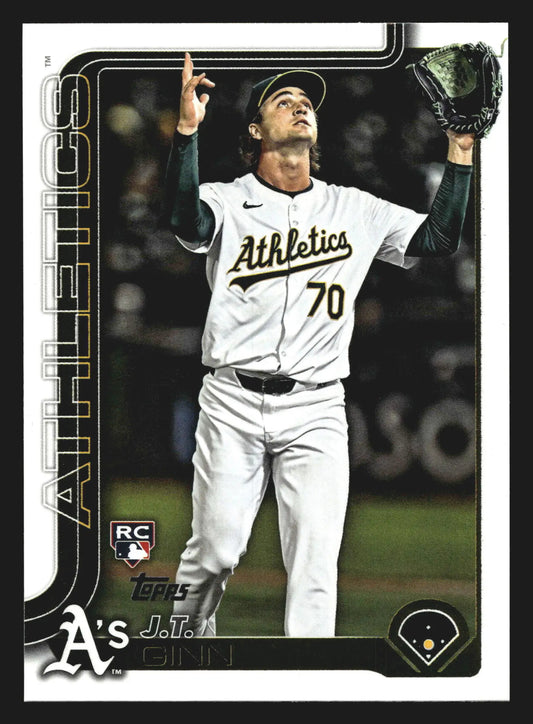 2025 Topps Series 2 #465 J.T. Ginn Athletics RC - Baseball Card Single