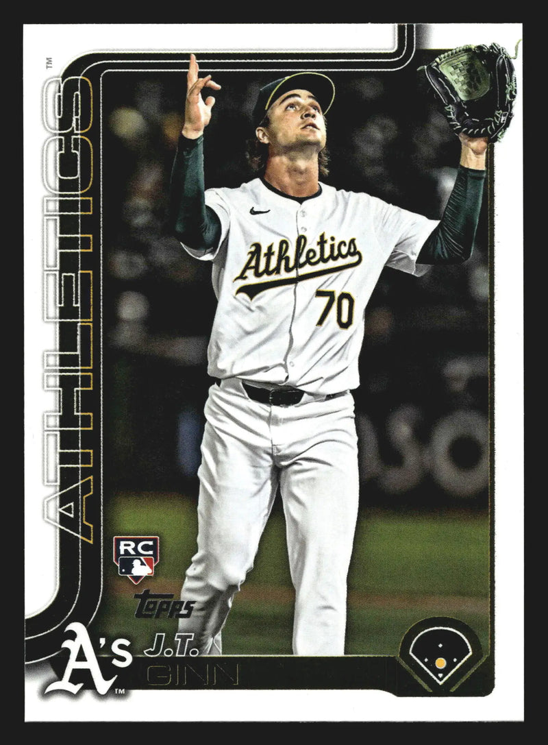 2025 Topps Series 2 #465 J.T. Ginn Athletics RC - Baseball Card Single
