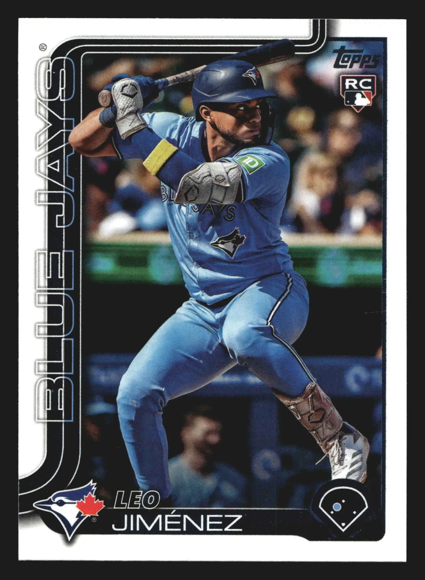 2025 Topps Series 2 #535 Leo Jimenez Toronto Blue Jays RC