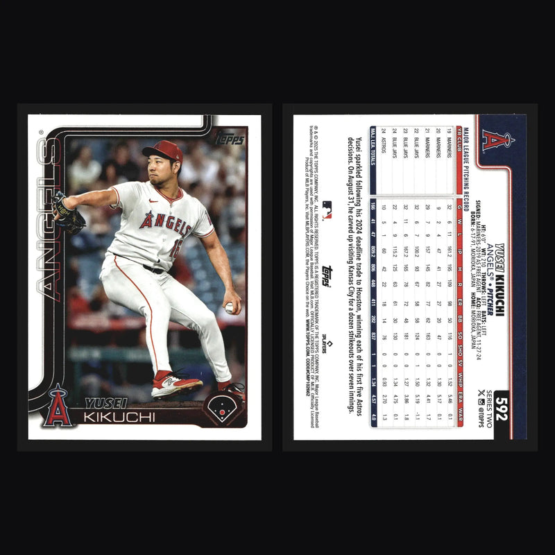 2025 Topps Series 2 #592 Yusei Kikuchi Angels