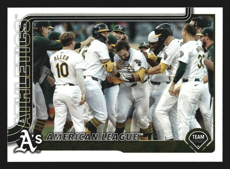2025 Topps Series 2 #594 Athletics Team Card