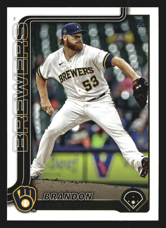 2025 Topps Series 2 #620 Brandon Woodruff Milwaukee Brewers - Baseball Card Single