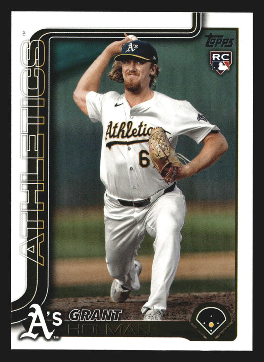 2025 Topps Series 2 #634 Grant Holman Athletics RC - Baseball Card Single
