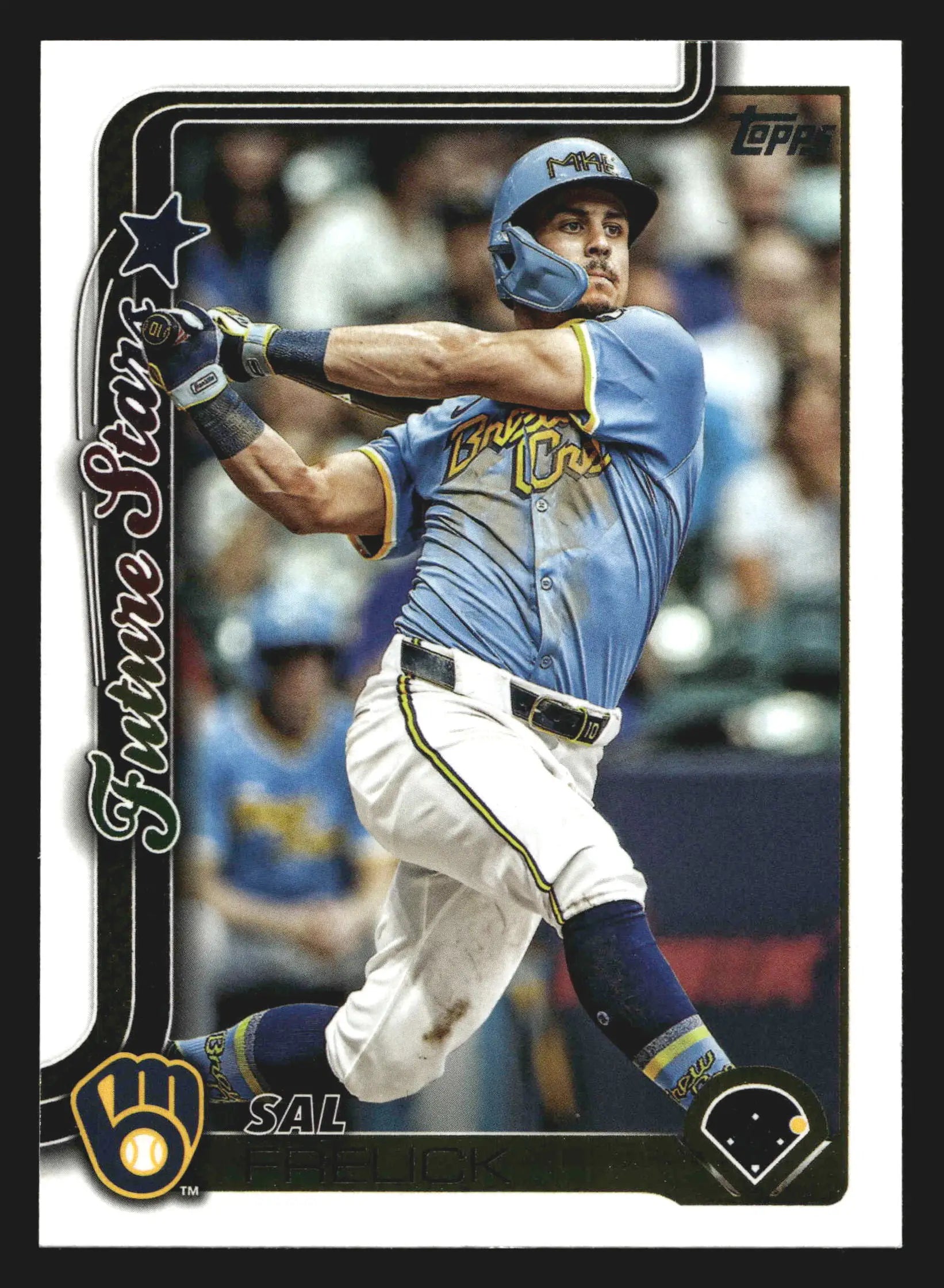 2025 Topps Series 2 #651 Sal Frelick Future Stars Brewers - Baseball Card Single