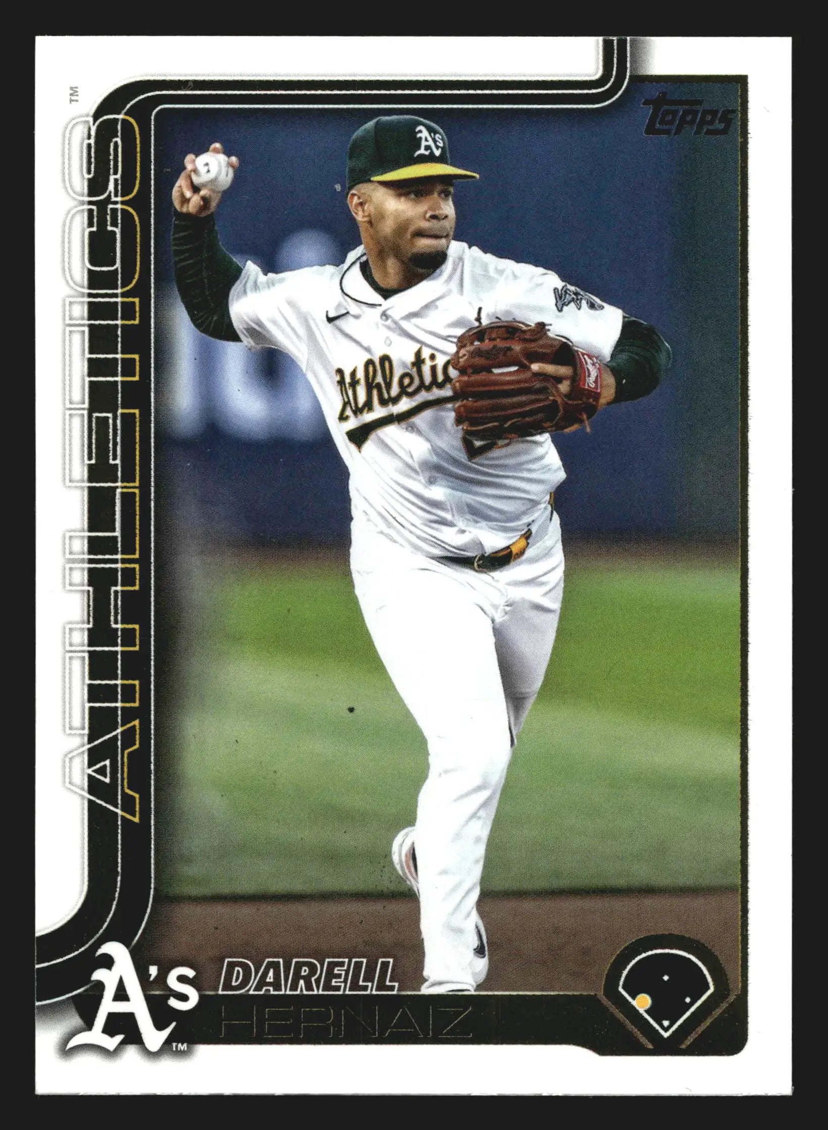 2025 Topps Series 2 #695 Darell Hernaiz Athletics - Baseball Card Single