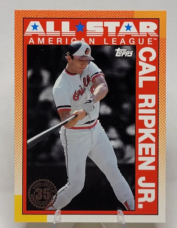 Cal Ripken Jr. baseball trading card from 2025 Topps Series 2 Orioles set