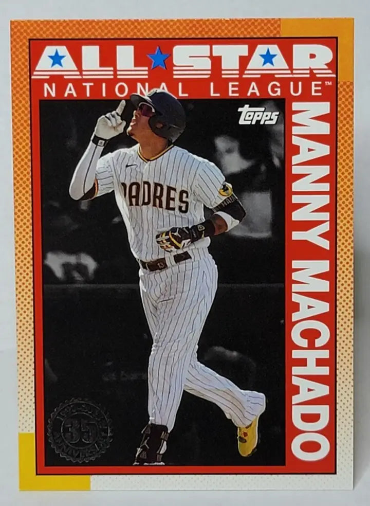 2025 Topps Series 2 Manny Machado #90AS-44 1990 All-Star San Diego Padres - Baseball Card Single