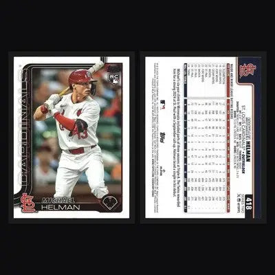 2025 Topps Series 2 Michael Helman #418 RC Rookie St. Louis Cardinals - Baseball Card Single