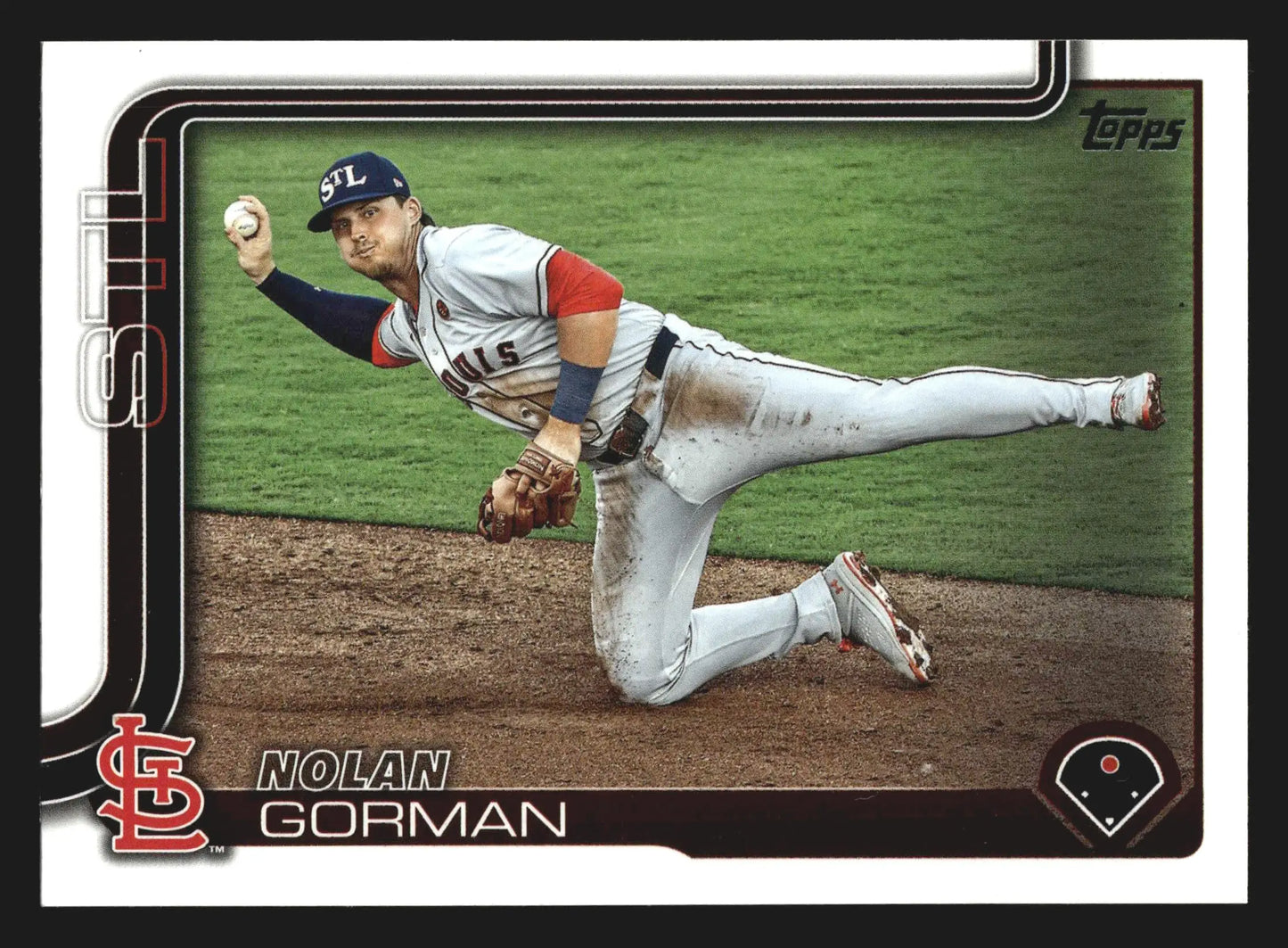 2025 Topps Series 2 Nolan Gorman #510 St. Louis Cardinals - Baseball Card Single