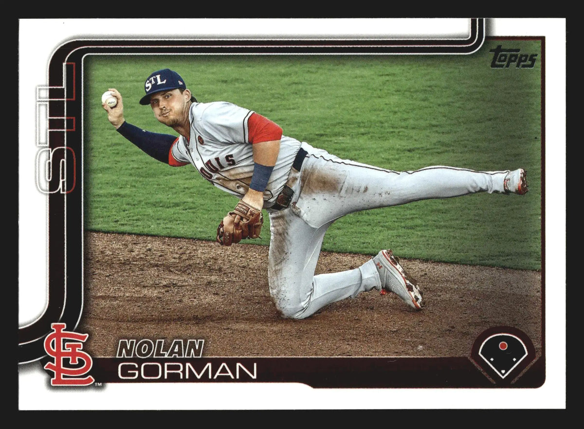 2025 Topps Series 2 Nolan Gorman #510 St. Louis Cardinals - Baseball Card Single