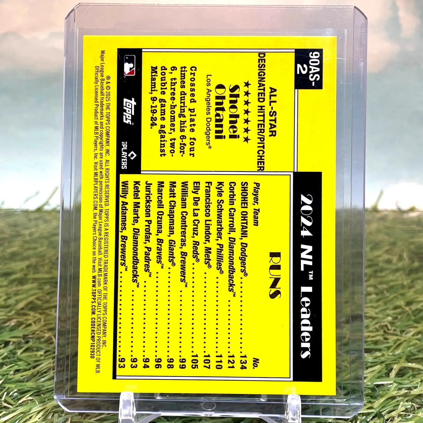 2025 Topps Series 2 Shohei Ohtani All Star 35th Anniversary Dodgers #90AS-2