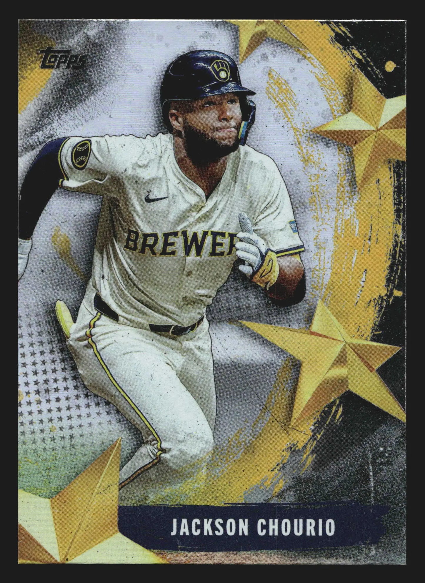 2025 Topps Series 2 #SMLB-44 Jackson Chourio Stars of MLB Insert Brewers - Baseball Card Single