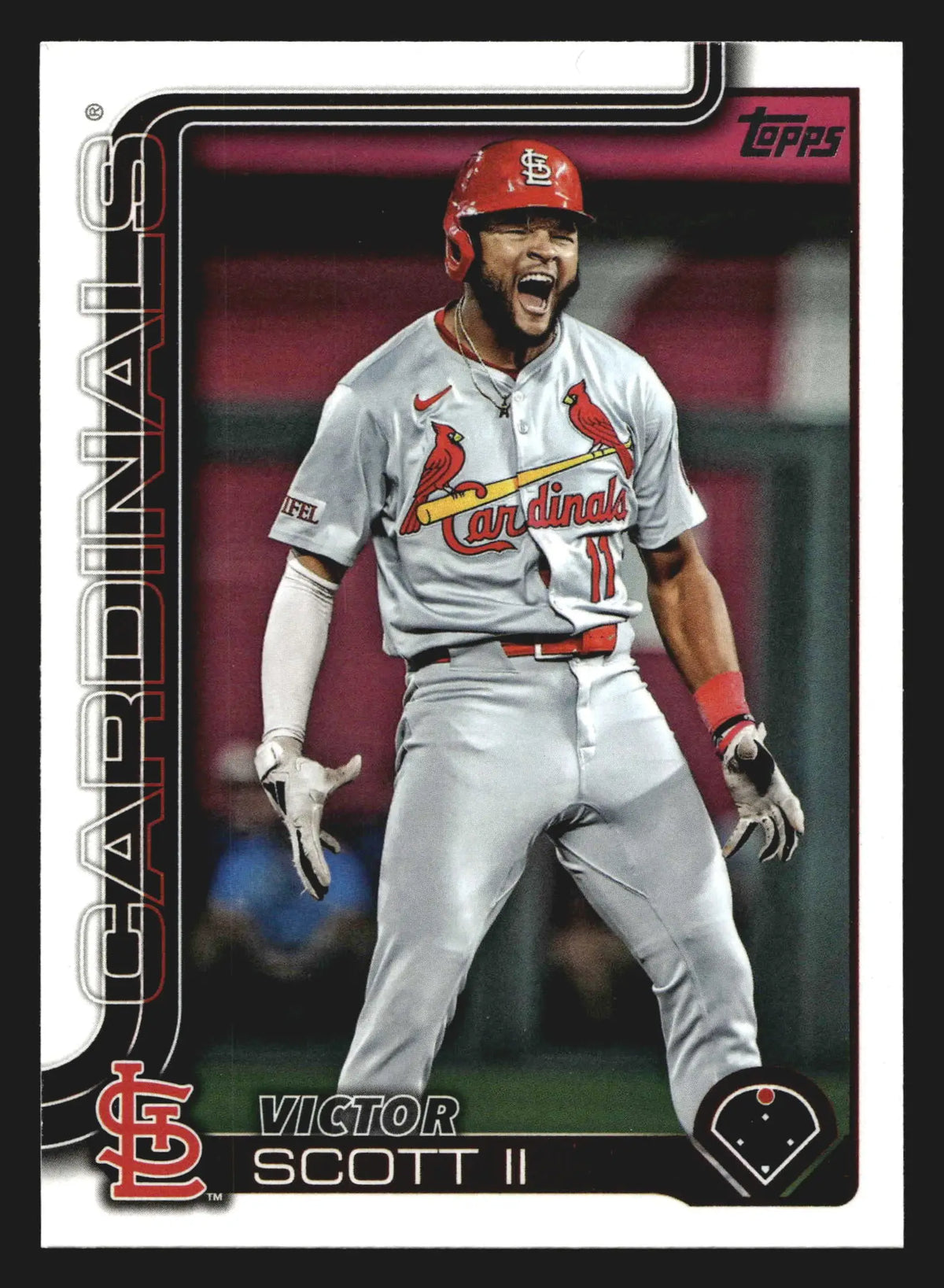 2025 Topps Series 2 Victor Scott II #551 St. Louis Cardinals - Baseball Card Single