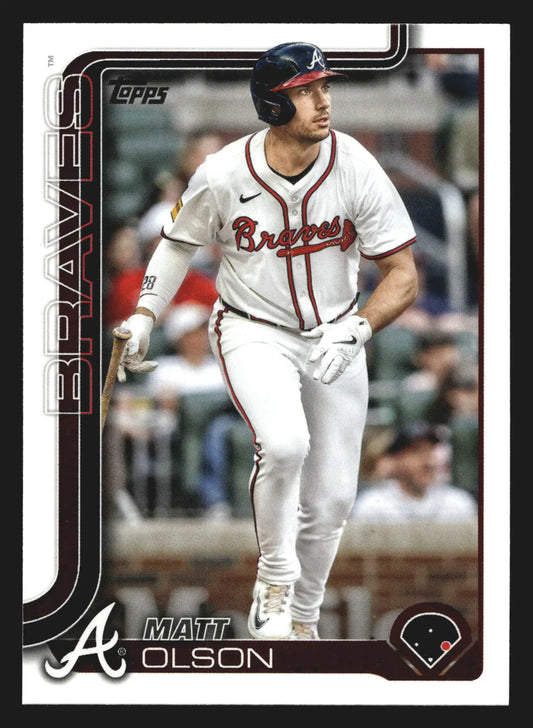 2025 Topps Series One #145 Matt Olson Atlanta Braves - Baseball Card Single