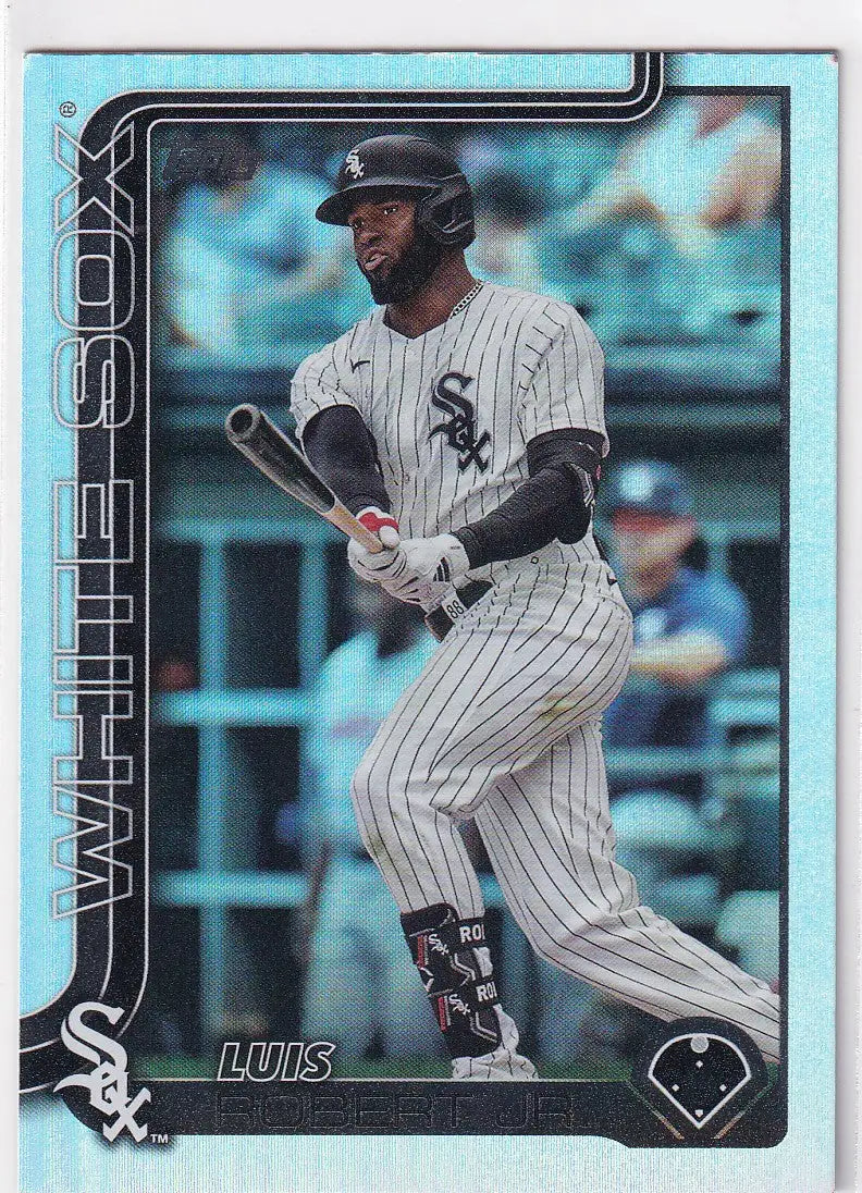 2025 TOPPS SERIES ONE #189 LUIS ROBERT JR REFRACTOR- CHICAGO WHITE SOX - Baseball Card Single