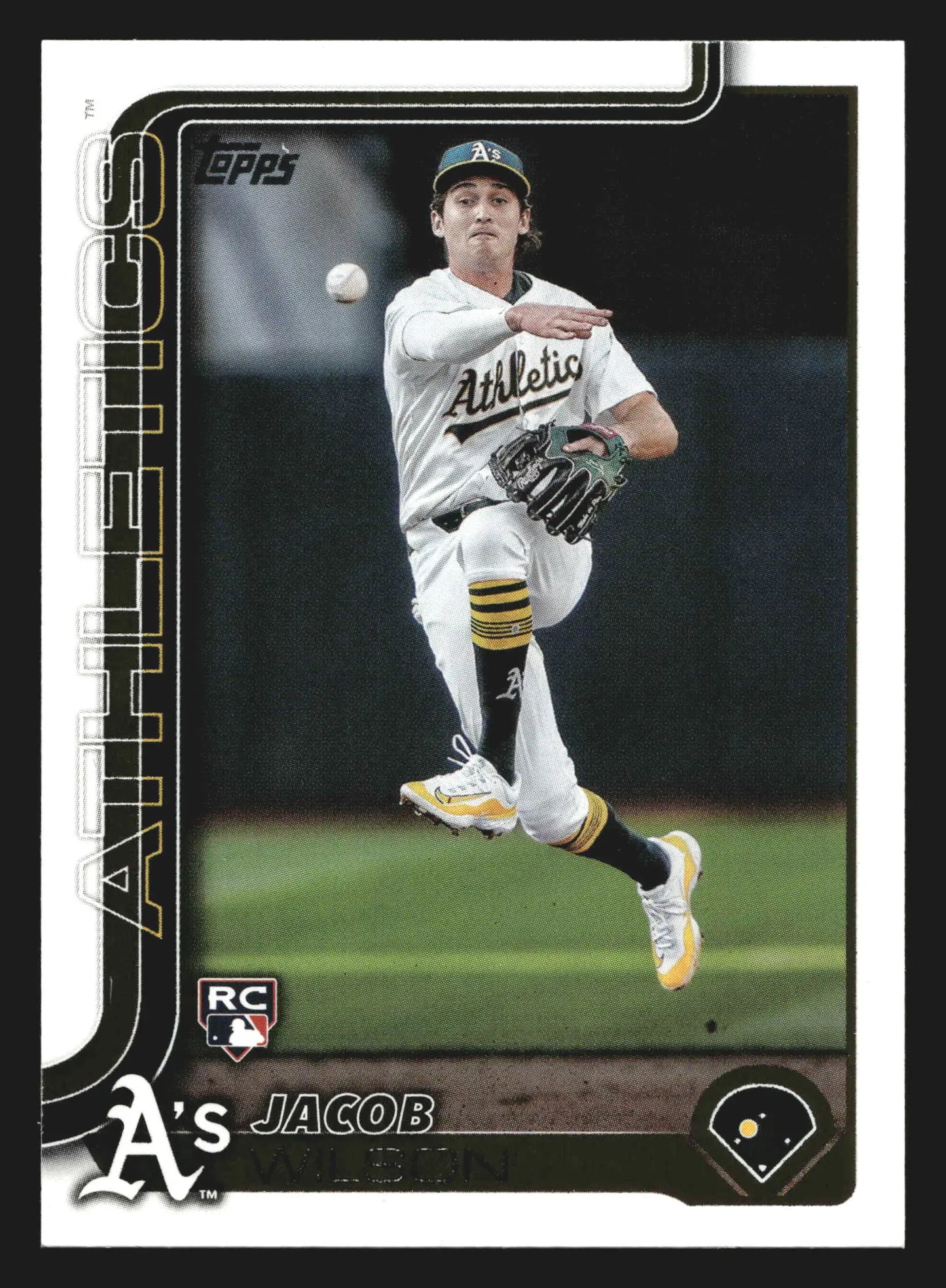 2025 Topps Series One #314 Jacob Wilson Athletics RC - Baseball Card Single