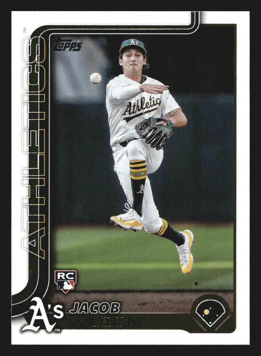 2025 Topps Series One #314 Jacob Wilson Athletics RC - Baseball Card Single