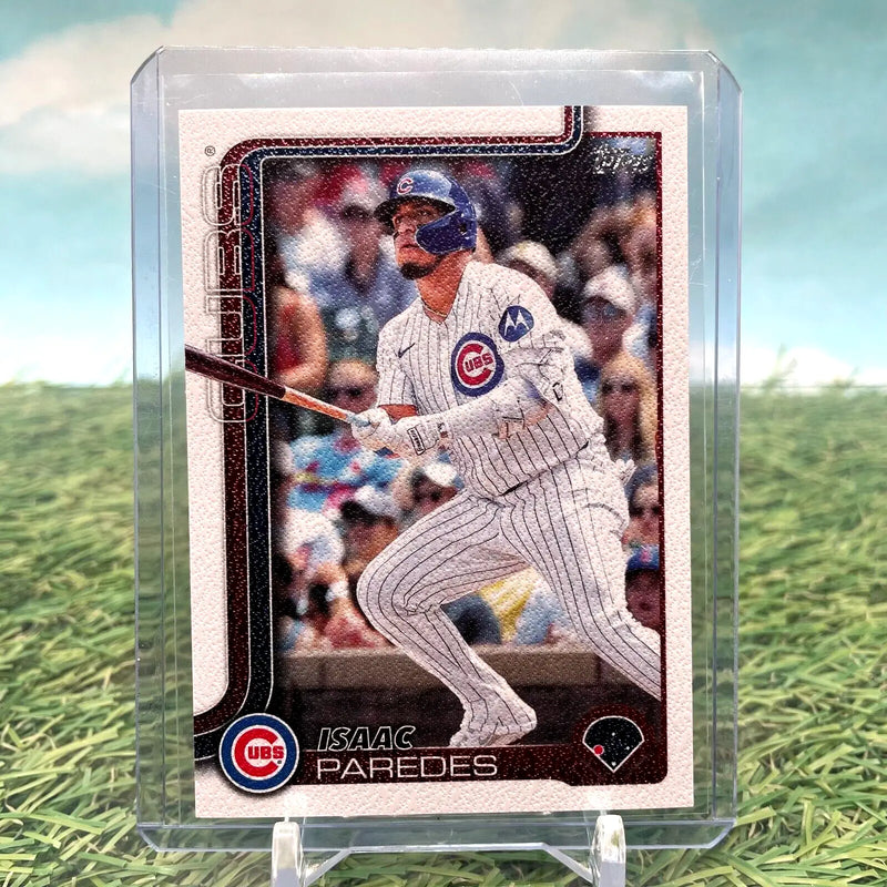2025 Topps Series One Isaac Paredes Canvas Parallel /50 Chicago Cubs