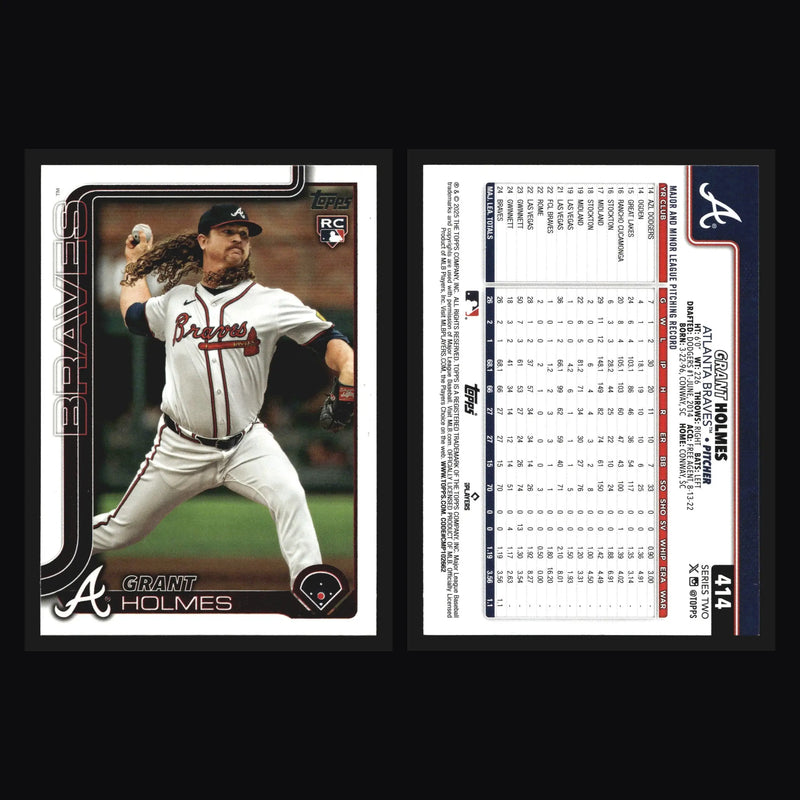 2025 Topps Series Two #414 Grant Holmes Braves RC