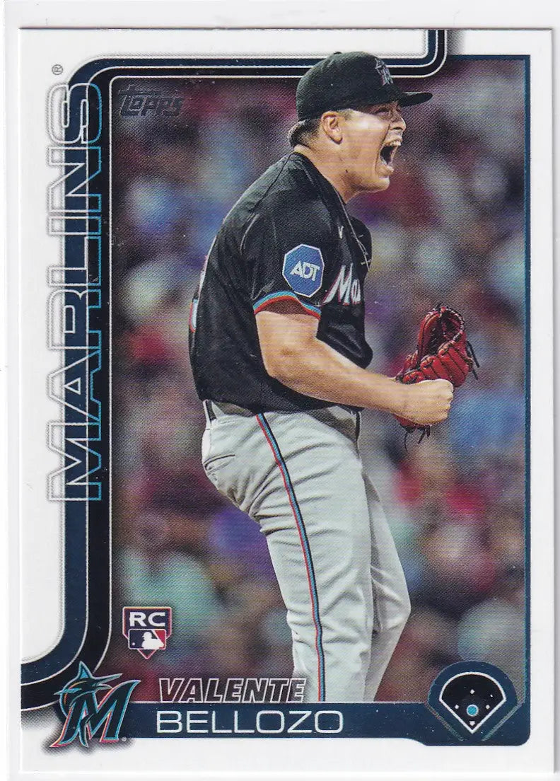 2025 TOPPS SERIES TWO #458 VALENTE BELLOZO- MIAMI MARLINS - Baseball Card Single