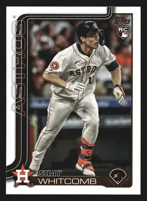 2025 Topps Shay Whitcomb #87 Houston Astros RC - Baseball Card Single
