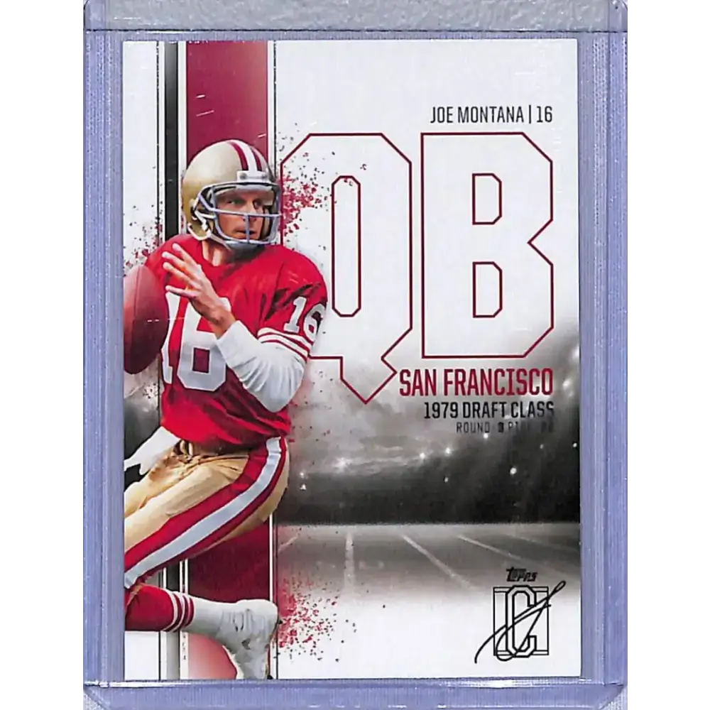 2025 Topps Signature Class #54 Joe Montana NM-MT San Francisco 49ers - Football Card Single