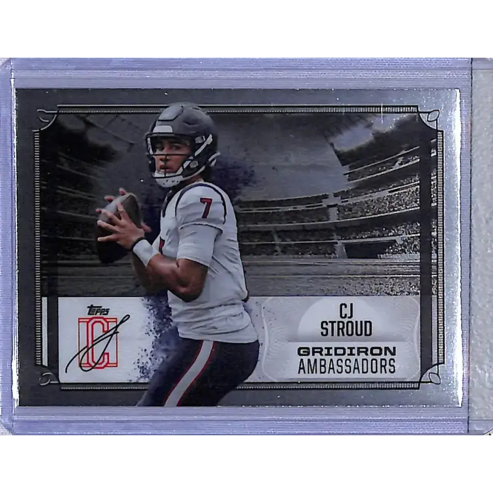 2025 Topps Signature Class Gridiron Ambassadors #GA-13 CJ Stroud NM-MT Houston Texans - Football Card Single