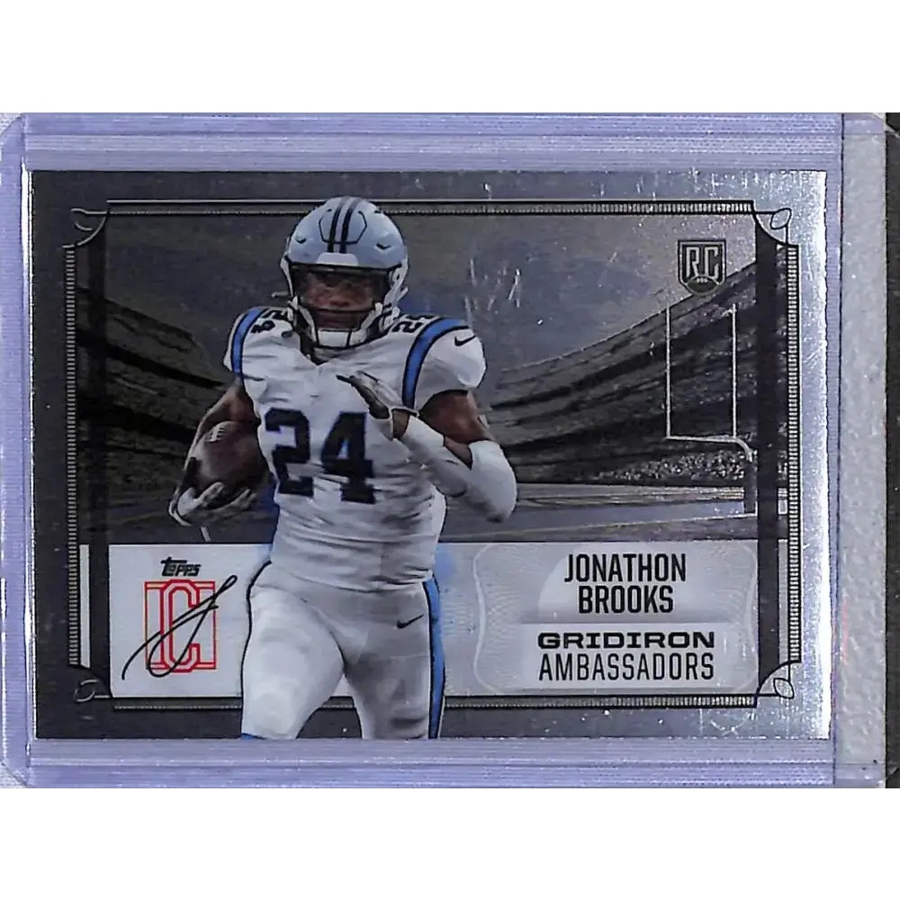 2025 Topps Signature Class Gridiron Ambassadors #GA-8 Jonathon Brooks NM-MT Carolina Panthers - Football Card Single