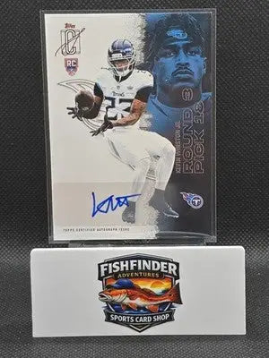 2025 Topps Signature Class Kevin Winston Jr. Titans Rookie Auto #212 - Football Card Single