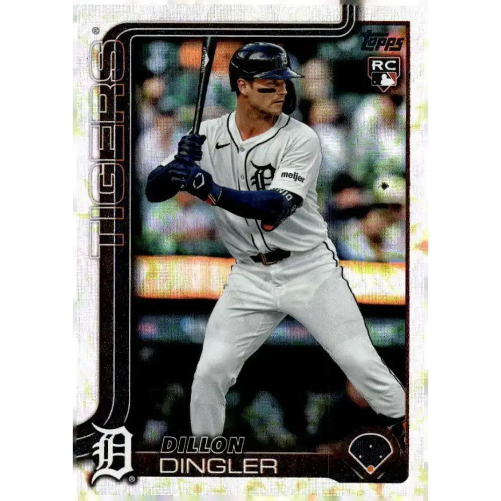 2025 Topps Silver Cracked Foilboard #126 Dillon Dingler NM-MT RC Rookie Detroit Tigers Baseball Card - Baseball Card
