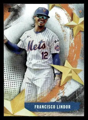 2025 Topps #SMLB-11 Francisco Lindor Stars of MLB - Baseball Card Single