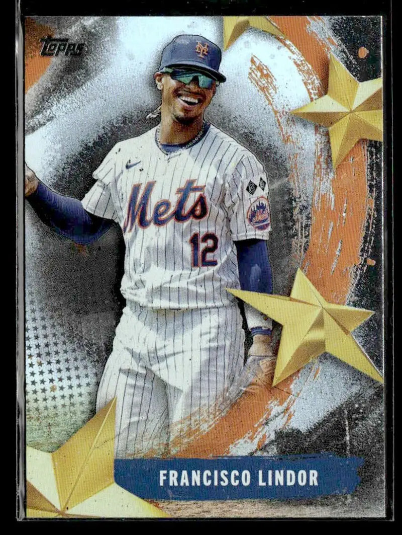 2025 Topps #SMLB-11 Francisco Lindor Stars of MLB - Baseball Card Single