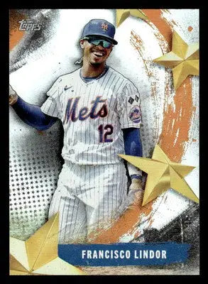 2025 Topps #SMLB-11 Francisco Lindor Stars of MLB - Baseball Card Single